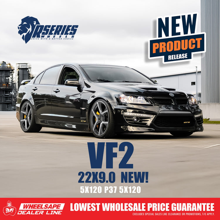 Rseries Wheels New Release The Legendary 22” VF2 (GR8) – Built for Holden & HSV