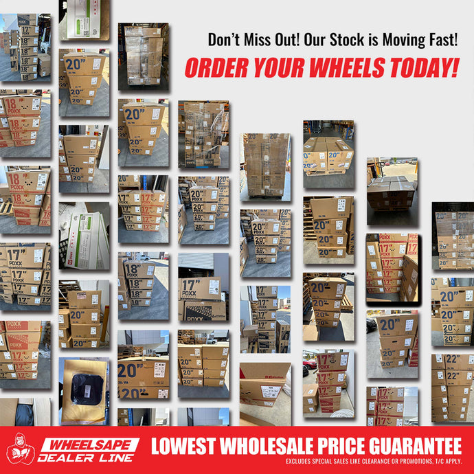 Don’t Miss Out! Our Stock is Moving Fast – Order Your Wheels Today!