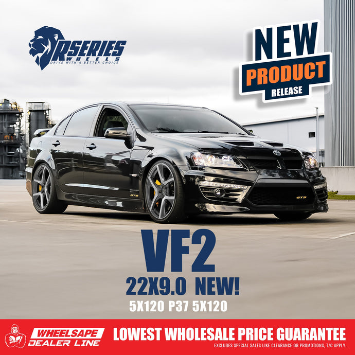 Rseries Wheels New Release The Legendary 22” VF2 (GR8) – Built for Holden & HSV
