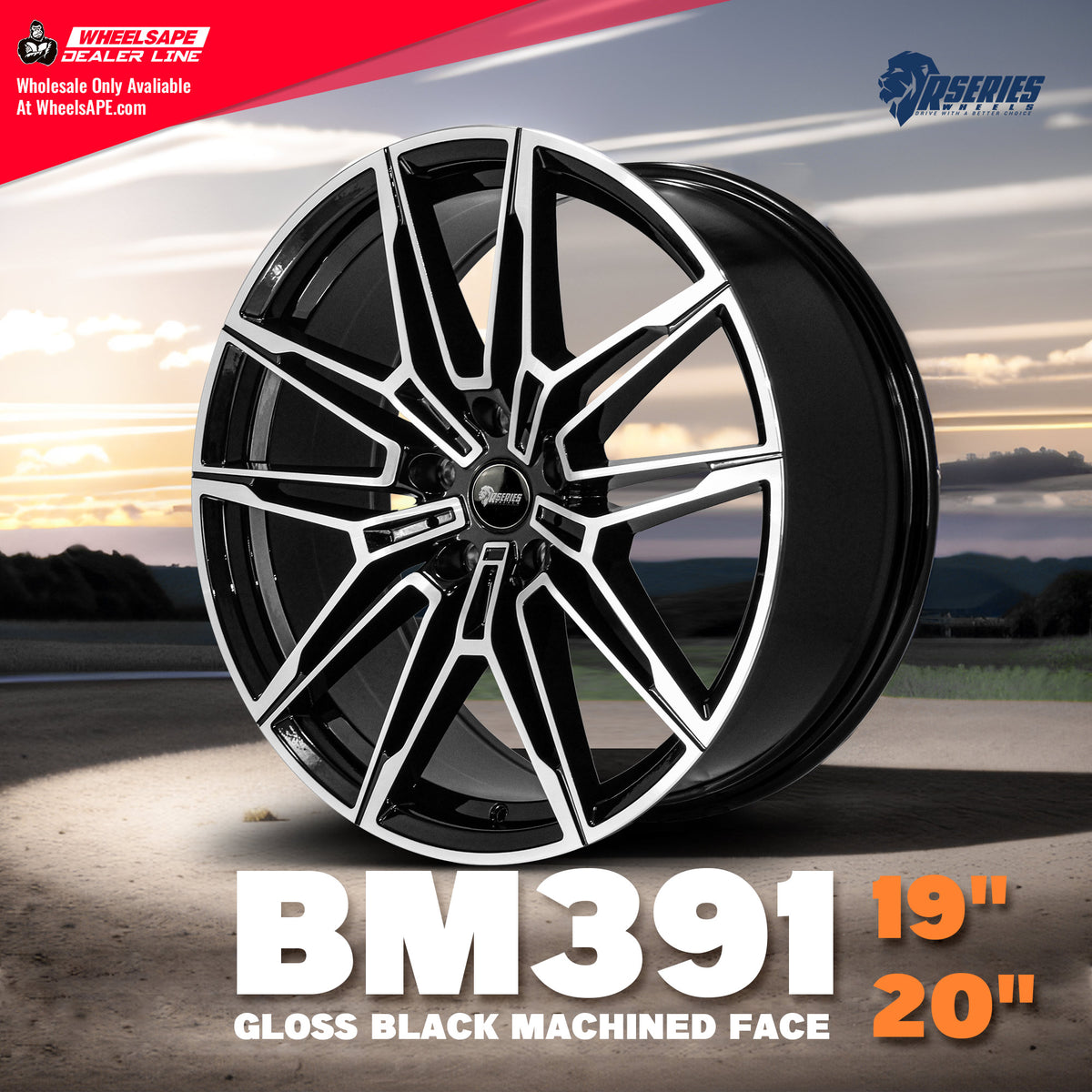 New Release: Performance Meets Elegance，BM391 Wheels from RSERIES WHEELS