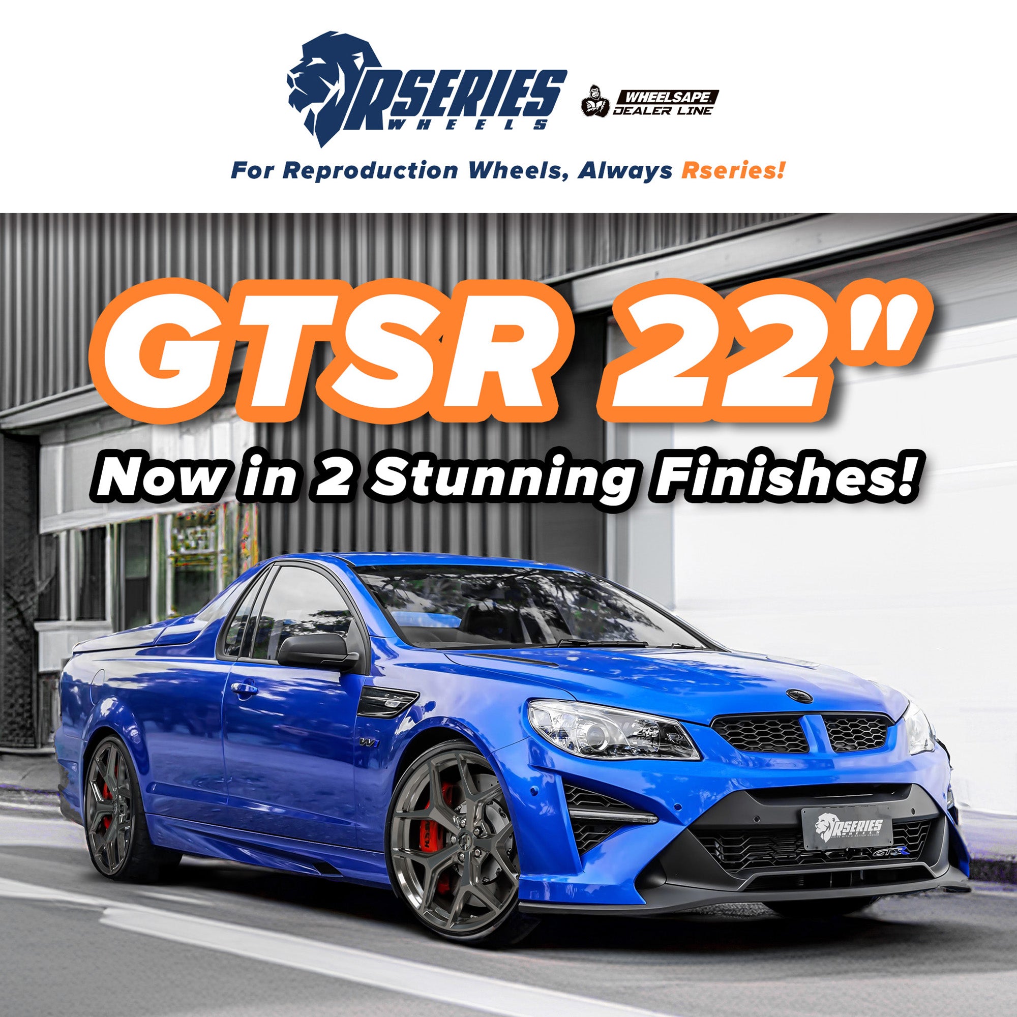 Rseries Wheels GTSR 22” Now Available in Gloss Black & Hyper Black ...