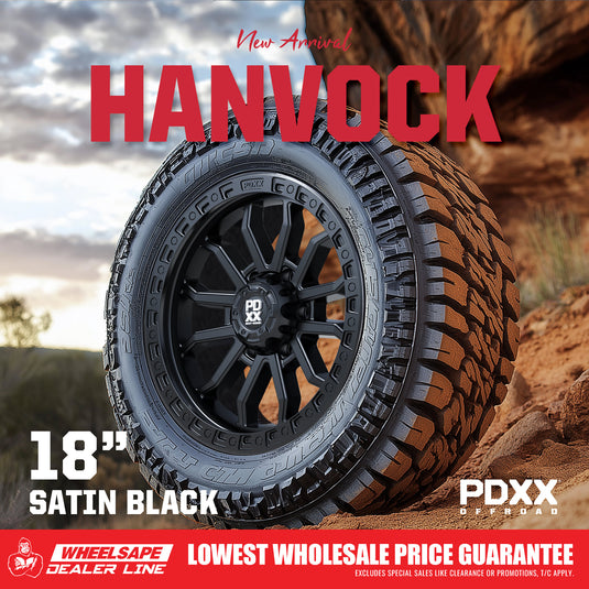 New Release: PDXX wheels Hanvock. The Ultimate 18-Inch Offroad Wheel！