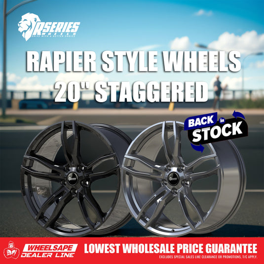 WheelsAPE Dealers Only ! Rapier  20” Staggered  Back in stock