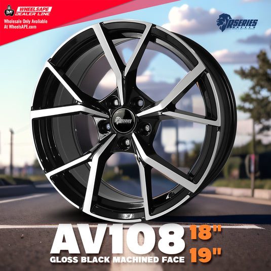 New Release : Rseries Wheels AV108 VW and Audi Fitment! 18