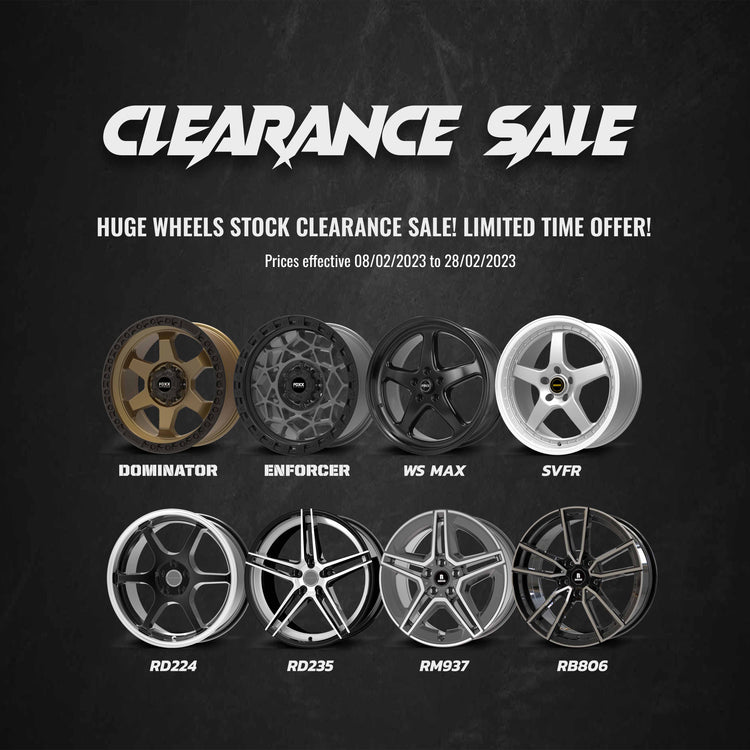 Huge Wheels Stock Clearance Sale! Limited Time Offer!