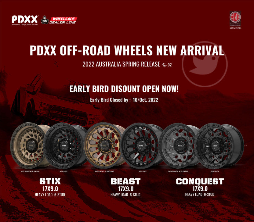 PDXX OFF-ROAD WHEELS NEW ARRIVAL.EARLY BIRD DISCOUNT OPEN NOW.