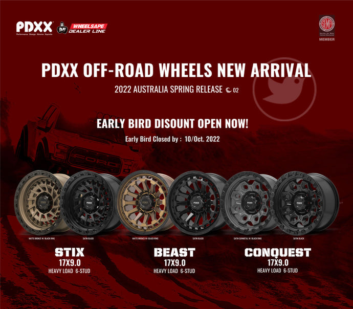PDXX OFF-ROAD WHEELS NEW ARRIVAL.EARLY BIRD DISCOUNT OPEN NOW.