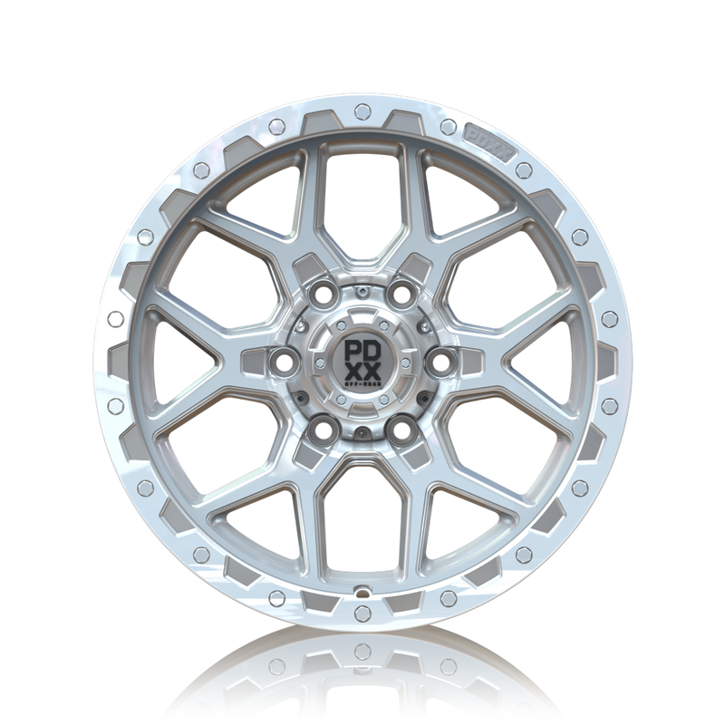 Load image into Gallery viewer, ROCK 17" - Silver W/ Machined Ring
