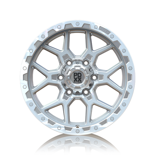 ROCK 17" - Silver W/ Machined Ring