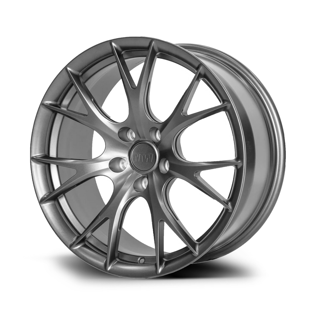 Tesla Model 3/Y MW03 Lightweight Forged Wheels 19'' Satin Gunmental