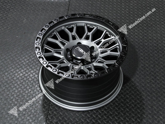 KITO 17" - Satin Gunmetal W/ Machined Ring