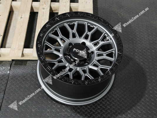 KITO 17" - Satin Gunmetal W/ Machined Ring