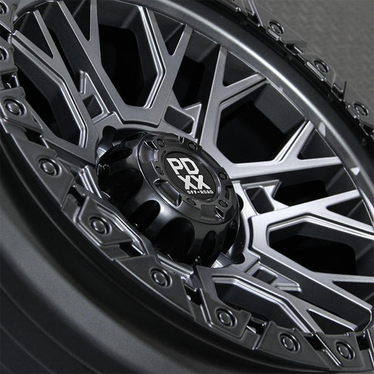 RAGE 17" - SATIN GREY W/ BLACK RING