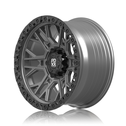 RAGE 17" - SATIN GREY W/ BLACK RING