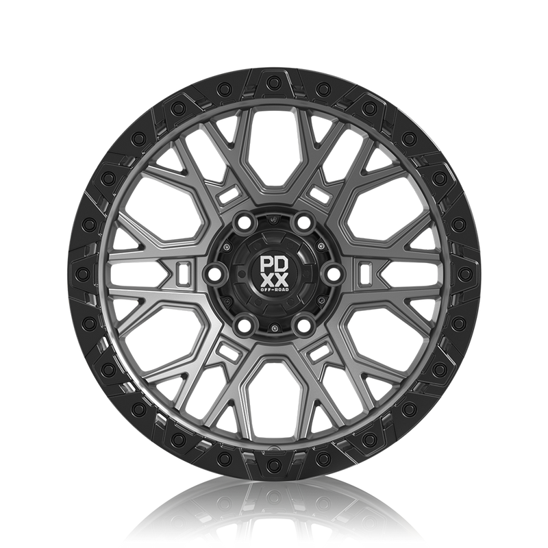 Load image into Gallery viewer, RAGE 17" - SATIN GREY W/ BLACK RING
