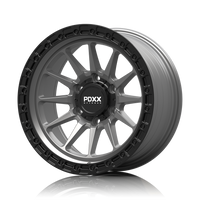 SANDO 17" - Satin Grey w/ Black Machined Ring