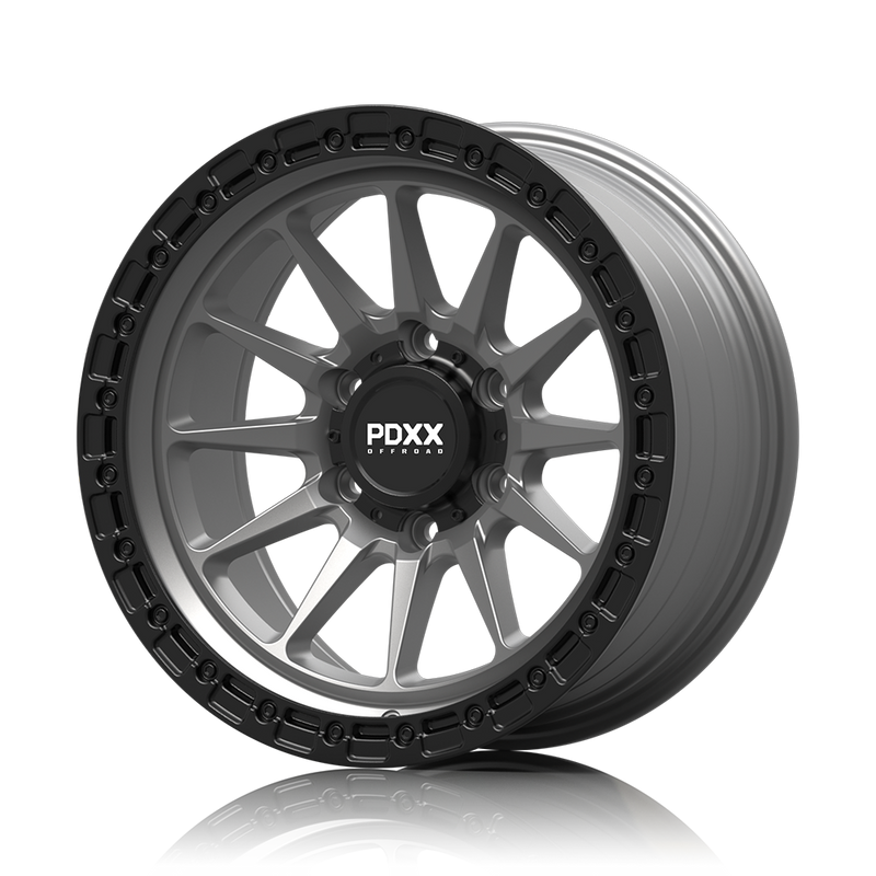 Load image into Gallery viewer, SANDO 17" - Satin Grey w/ Black Machined Ring
