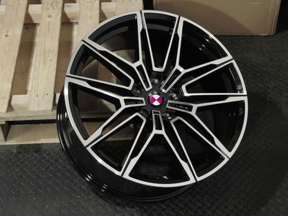 BM391 20" - Gloss Black Machined Face