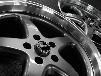 WS MAX 22" - Grey Machined Lip