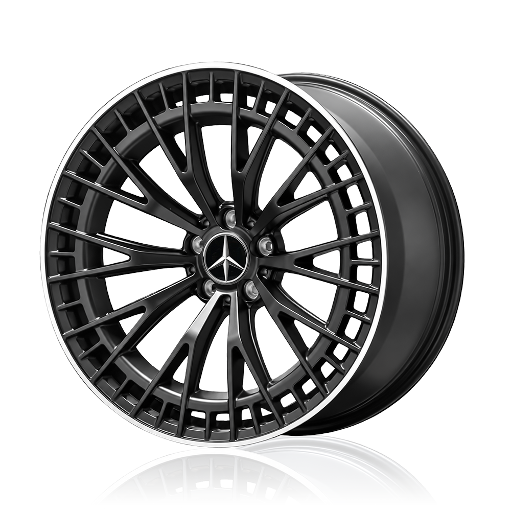 MC838 SF 20" - Satin Black Machined Lip
