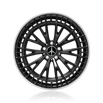 MC838 SF 20" - Satin Black Machined Lip