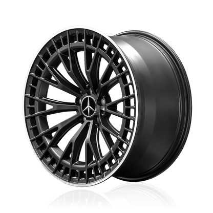 MC838 SF 20" - Satin Black Machined Lip