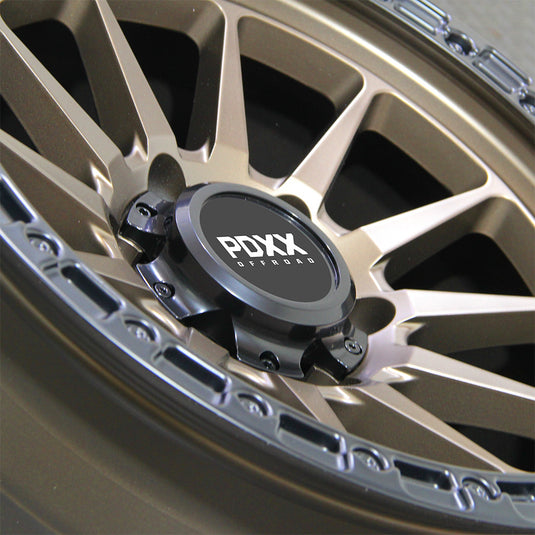 SANDO 17" - Satin Bronze w/ Black Machined Ring