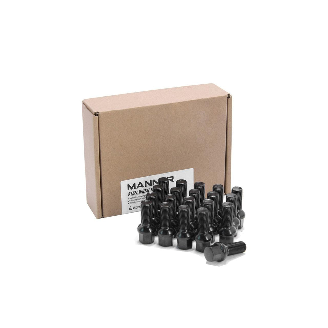 Manner ® Ball Wheel Lug Bolt 14X1.5 Hex 17 Steel Pack 20 Pcs