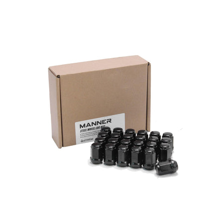 Manner ® Acorn Wheel Lug Nut 12 X 1.25 Hex 19 Steel Pack 24 Pcs