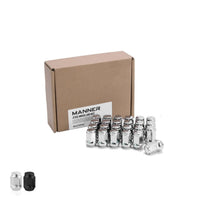 Manner ® Acorn Wheel Lug Nut 12 X 1.5 Hex 19 Steel Pack 24 Pcs